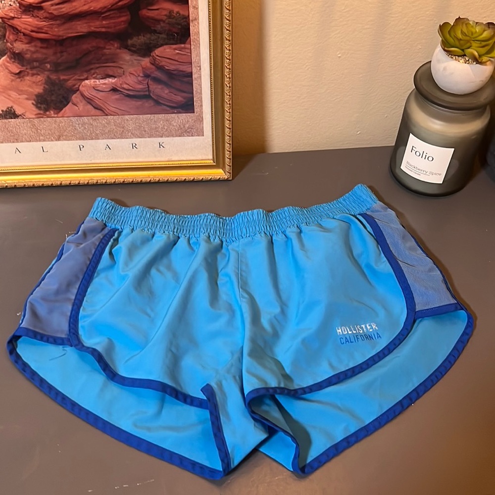 Blue Hollister Athletic Shorts